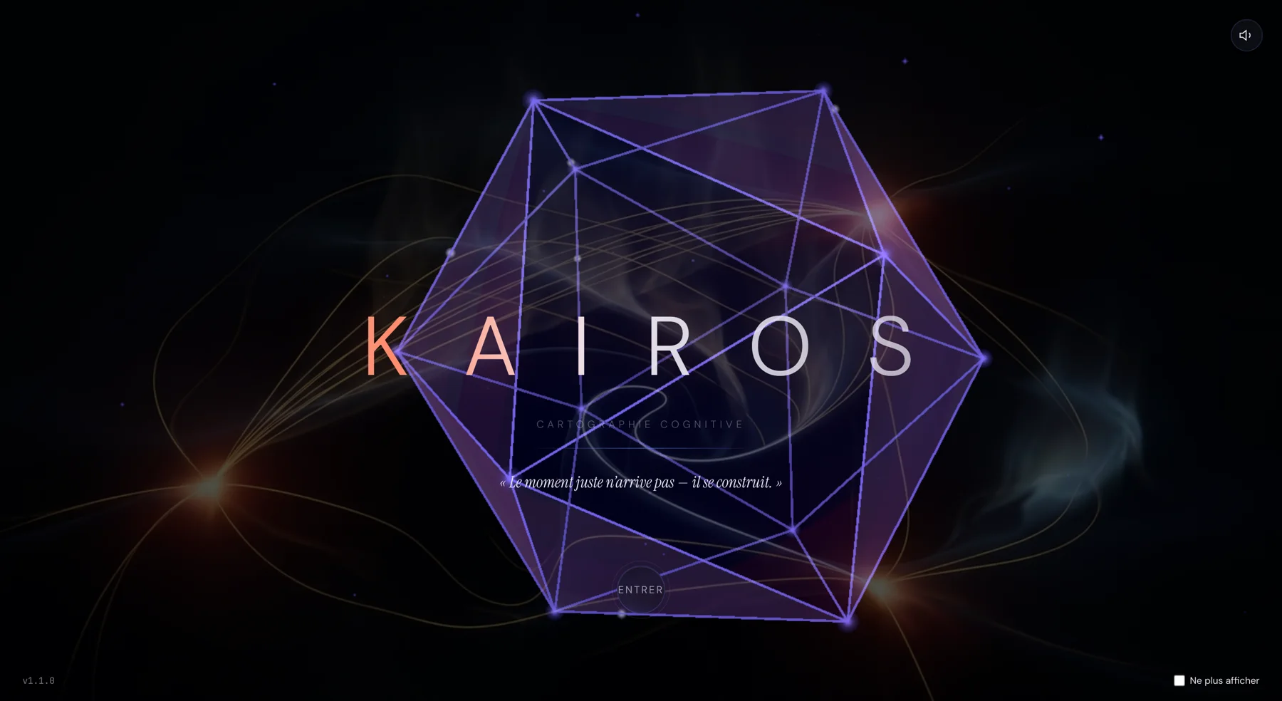 KAIROS — Chaque connexion est une hypothèse sur le monde